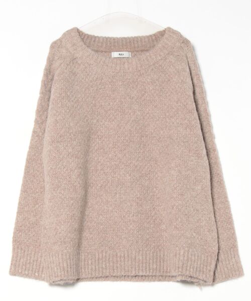 merrylatte(メリーラテ)の「ユニセックスケーブルMIXニット(ニット/セーター・レディース・モカ/ブルー・FREE)」の14枚目の写真