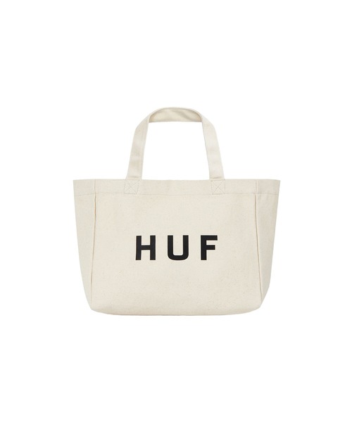 HUF(ハフ)の「HUF OG LOGO TOTE BAG S(トートバッグ・メンズ・ブルー/ナチュラル/グレイッシュベージュ/ブラック・O/S)」の14枚目の写真
