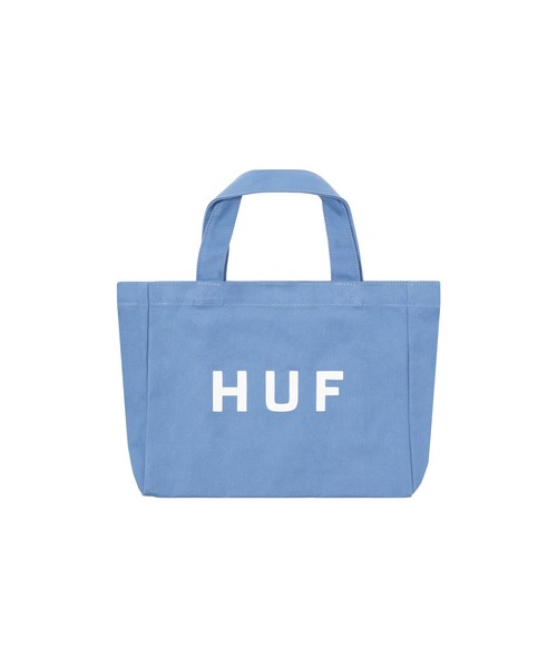 HUF(ハフ)の「HUF OG LOGO TOTE BAG S(トートバッグ・メンズ・ブルー/ナチュラル/グレイッシュベージュ/ブラック・O/S)」の16枚目の写真