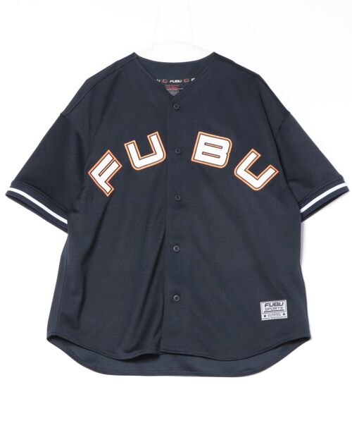 FUBU( フブ)の「FUBU Baseball Shirts/ベースボールシャツ/半袖/フブ(シャツ/ブラウス・メンズ・ブラック/ネイビー/ホワイト・L/XL/M)」の3枚目の写真