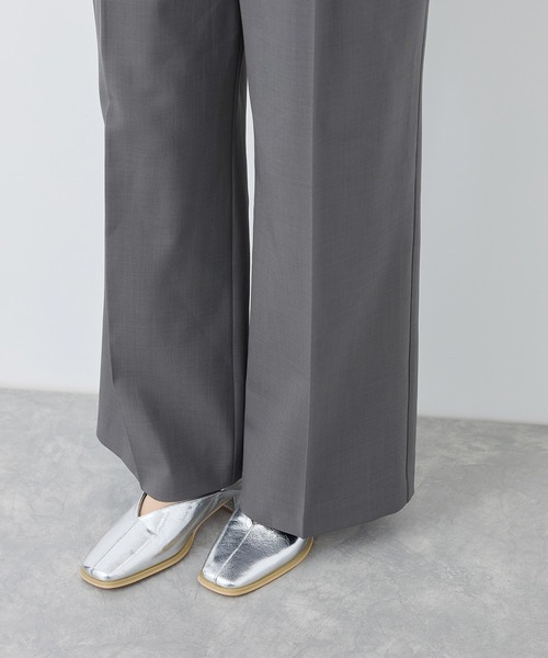 ROPE' PICNIC（ロペピクニック）の「【UVカット・接触冷感】イージーケアオールインワン（つなぎ/オールインワン・レディース・ベージュ/チャコールグレー・38/36）」の19枚目の写真