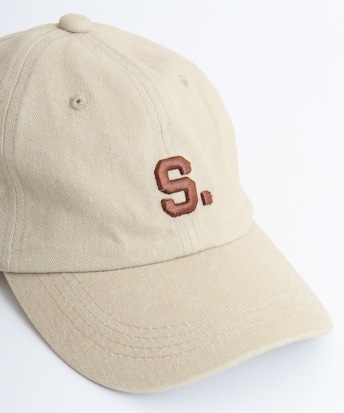 帽子 S セール】Ree&Mee サイズ調整付き S. イニシャル CAP 帽子