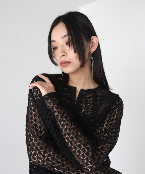 hellam(へラム)の「ループチェーンピアス(ピアス(両耳用)・レディース・シルバー/ゴールド・FREE)」の17枚目の写真