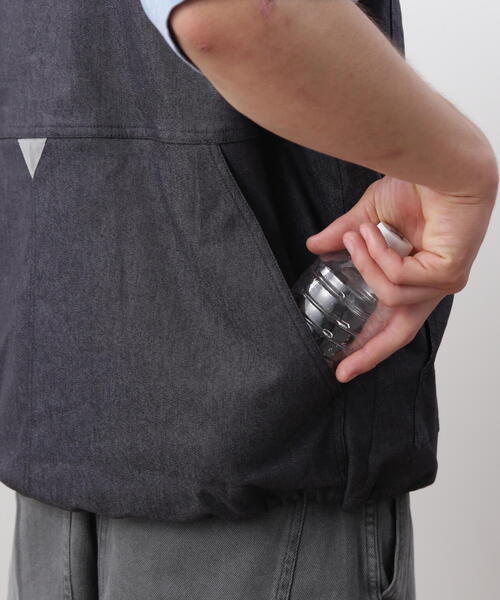 MANASTASH/マナスタッシュ/PATCHED LOGO WORK VEST（ベスト