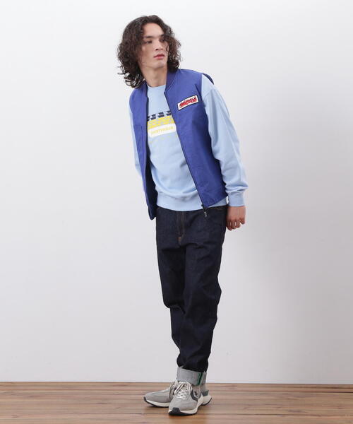 MANASTASH（マナスタッシュ）の「MANASTASH/マナスタッシュ/PATCHED LOGO WORK VEST（ベスト・メンズ・ブラック/ブルー・S/M/L/XL）」の21枚目の写真