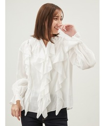 Mila Owen◆長袖ブラウス/0/ナイロン/GRN/09WFB224131 Mila Owen｜ミラ オーウェンのシャツ/ブラウス（長袖）通販
