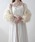 Ambre NeigeiAul[Wj́utulle sleeve ribbon knit cardigan / `[{jbgJ[fBKiJ[fBK/{jvbAC{[