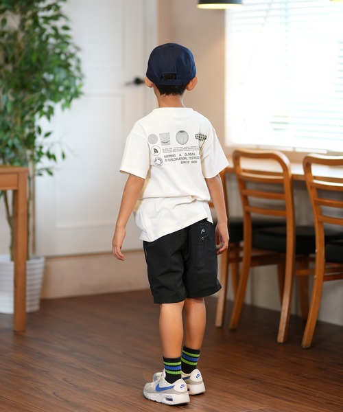 THE NORTH FACE（ザノースフェイス）の「THE NORTH FACE/ザ・ノース・フェイス ショートスリーブサンシェードティー キッズ UVケア ラッシュガード NTJ12563（ラッシュガード・キッズ・ダークカーキ/ブラック/オフホワイト・130cm/140cm/150cm/160cm）」の7枚目の写真