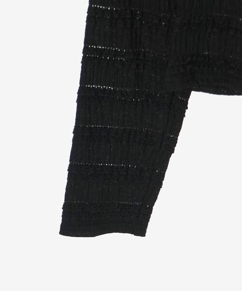 MAJESTIC LEGON(マジェスティックレゴン)の「前後2wayカットレースフリルトップス(Tシャツ/カットソー・レディース・アイボリー/ブラック/ホワイト系その他2・MEDIUM)」の17枚目の写真