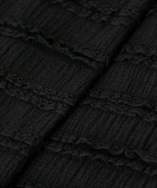 MAJESTIC LEGON(マジェスティックレゴン)の「前後2wayカットレースフリルトップス(Tシャツ/カットソー・レディース・アイボリー/ブラック/ホワイト系その他2・MEDIUM)」の18枚目の写真