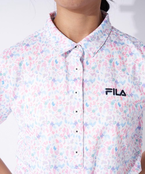 FILA GOLF(フィラゴルフ )の「小花柄ワンピース(ワンピース・レディース・ホワイト/ネイビー/イエロー・MEDIUM/LARGE/X-LARGE)」の11枚目の写真