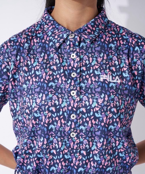 FILA GOLF(フィラゴルフ )の「小花柄ワンピース(ワンピース・レディース・ホワイト/ネイビー/イエロー・MEDIUM/LARGE/X-LARGE)」の22枚目の写真