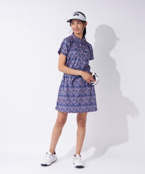 FILA GOLF(フィラゴルフ )の「小花柄ワンピース(ワンピース・レディース・ホワイト/ネイビー/イエロー・MEDIUM/LARGE/X-LARGE)」の16枚目の写真
