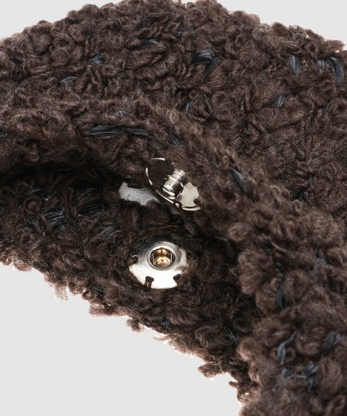 OUAT（オーユーエーティー）の「PABLO MICRO BAG（ハンドバッグ・メンズ・その他/ブラウン/オフホワイト・0）」の6枚目の写真