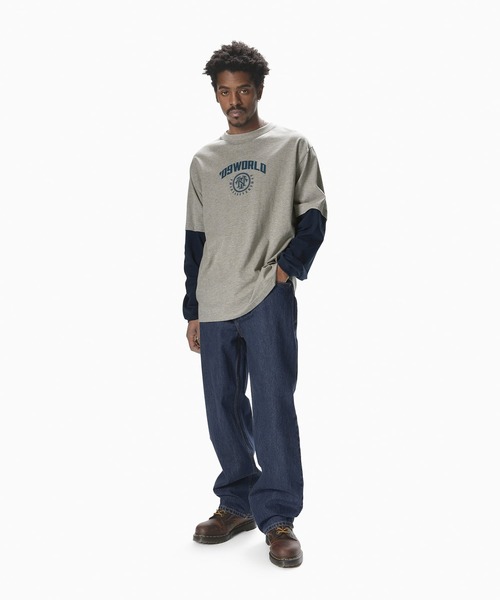 thisisneverthat（ディスイズネバーザット）の「Layered L/S Tee（Tシャツ/カットソー・メンズ・オリーブ/グレー系その他/ホワイト・XL/L/M/S）」の10枚目の写真