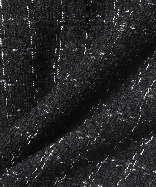 ESTNATION（エストネーション）の「ESTNATION / ミックスツイードショートパンツ（その他パンツ・レディース・ブラック・36/38）」の5枚目の写真