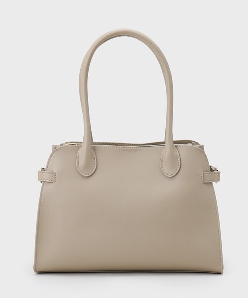 OPAQUE.CLIP（オペークドットクリップ）の「スムース合皮デザインミドルボストンバッグ（ボストンバッグ・レディース・ブラック/ブラウン系・00）」の17枚目の写真