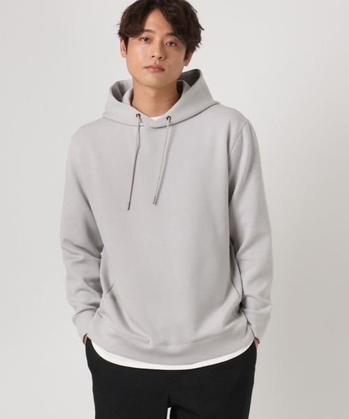 a.v.v（アーヴェヴェ）の「【毛玉になりにくい】ソフトダンボールなめらかパーカー※累計販売2.7万枚突破（パーカー・メンズ・ブルー/ピンク/ライトグレー・48/46/50/44）」の2枚目の写真