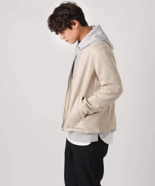 a.v.v（アーヴェヴェ）の「【毛玉になりにくい】ソフトダンボールなめらかパーカー※累計販売2.7万枚突破（パーカー・メンズ・ブルー/ピンク/ライトグレー・48/46/50/44）」の6枚目の写真