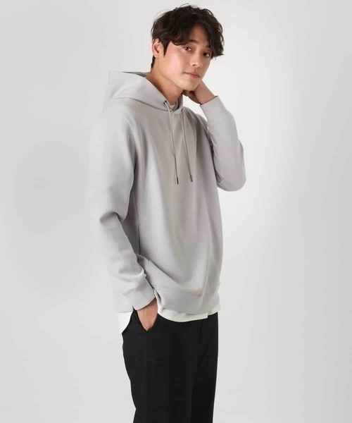 a.v.v（アーヴェヴェ）の「【毛玉になりにくい】ソフトダンボールなめらかパーカー※累計販売2.7万枚突破（パーカー・メンズ・ブルー/ピンク/ライトグレー・48/46/50/44）」の9枚目の写真