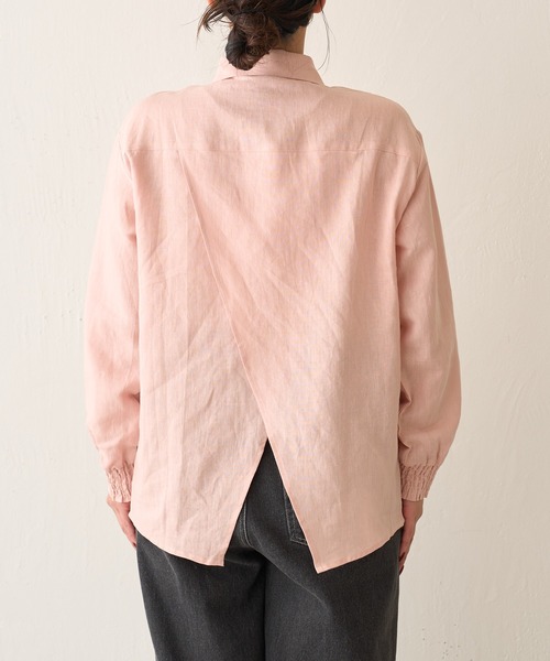 ✨新品✨Jena espace merveilleuxラミーバッククロスシャツ ラミーバッククロスシャツ | Jena espace merveilleux(ジェナ