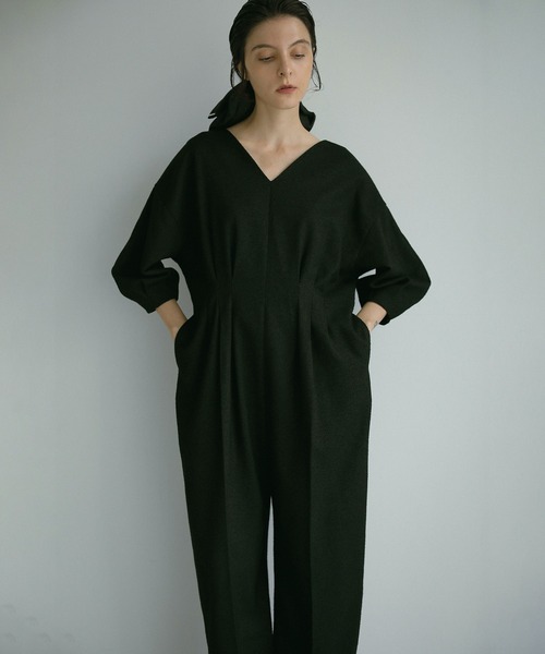 【新品】MANOF マノフ　タックオールインワンMサイズ セール】TUCK ALL IN ONE（つなぎ/オールインワン）｜MANOF
