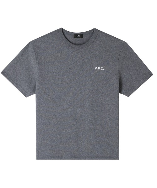 A.P.C.（アーペーセー）の「T-SHIRT BOXY PETIT VPC（Tシャツ/カットソー・メンズ・ホワイト/グレー・S/M/L/XL）」の2枚目の写真