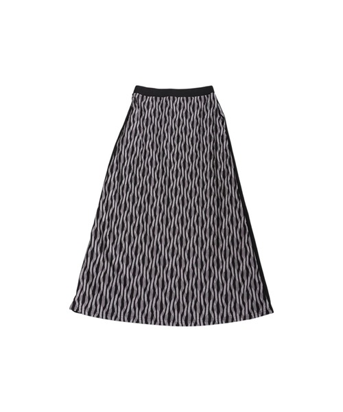 antiqua(アンティカ)の「ウェーブストライプスカート(スカート・レディース・ブルー系その他/ブラック系その他・ONESIZE)」の10枚目の写真