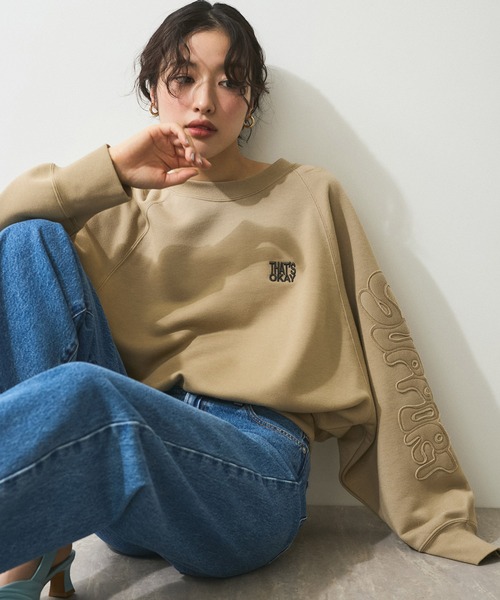 セール】【WEB限定】・【サステナブル】ロゴパッチスリーブ