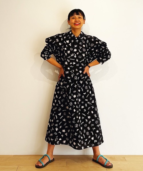 SUNO&MORRISON KHADI BIG SHIRT DRESS スノアンドモリソンカディビッグ 