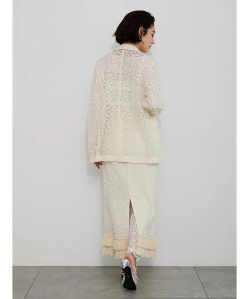 Te chichi（テチチ）の「【Atelier Sucre】バテンレースジャケット《2025spring catalog item》（ノーカラージャケット・レディース・オフホワイト・F）」の8枚目の写真