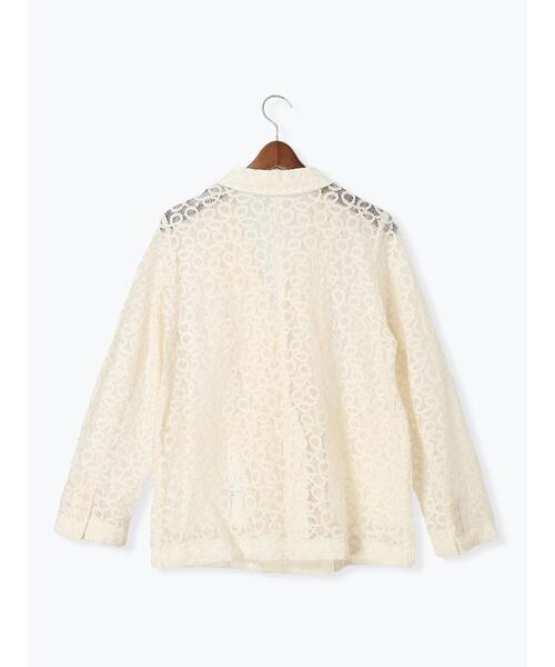Te chichi（テチチ）の「【Atelier Sucre】バテンレースジャケット《2025spring catalog item》（ノーカラージャケット・レディース・オフホワイト・F）」の21枚目の写真