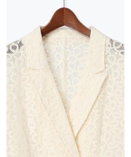 Te chichi（テチチ）の「【Atelier Sucre】バテンレースジャケット《2025spring catalog item》（ノーカラージャケット・レディース・オフホワイト・F）」の22枚目の写真
