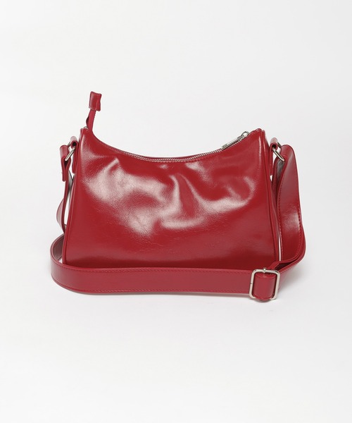 Honeys(ハニーズ)の「リボン付ポケットバッグ(ショルダーバッグ・レディース・レッド/ブラック/ライトベージュ/ブラウン/ホワイト・FREE)」の20枚目の写真