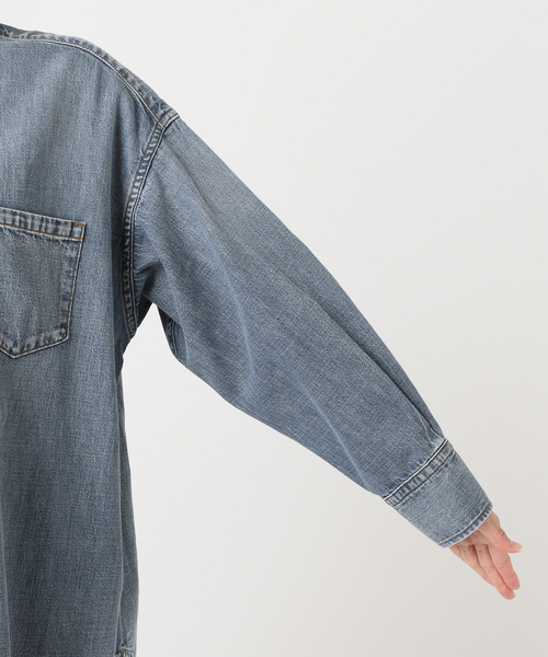 JOURNAL STANDARD(ジャーナルスタンダード)の「《追加3》ライトオンスデニムシャツ(シャツ/ブラウス・レディース・ブルー系その他・FREE)」の19枚目の写真