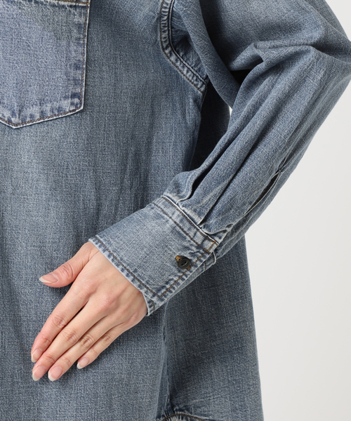 JOURNAL STANDARD(ジャーナルスタンダード)の「《追加3》ライトオンスデニムシャツ(シャツ/ブラウス・レディース・ブルー系その他・FREE)」の20枚目の写真