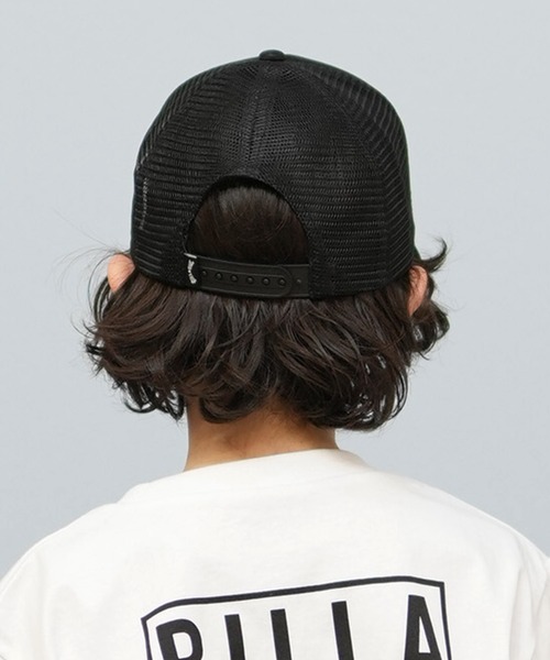 BILLABONG(ビラボン)の「BILLABONG/ビラボン TRUCKER キッズ キャップ BF015-900(キャップ・キッズ・ブラック×ホワイト/ホワイト×ブルー・FREE)」の8枚目の写真