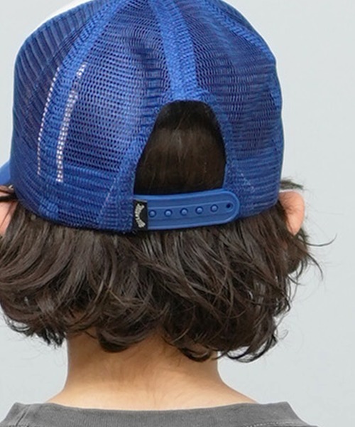 BILLABONG(ビラボン)の「BILLABONG/ビラボン TRUCKER キッズ キャップ BF015-900(キャップ・キッズ・ブラック×ホワイト/ホワイト×ブルー・FREE)」の14枚目の写真