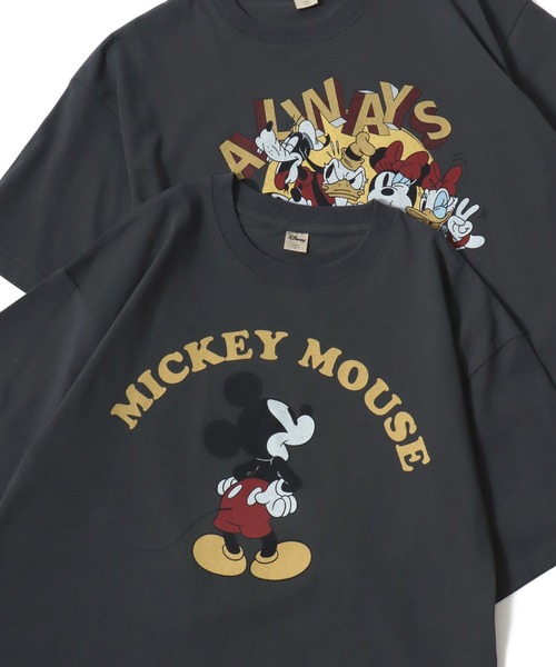 Disney（ディズニー）の「Disney/ディズニー 別注 ミッキーマウス･ミニーマウス･フレンズ オーバーサイズ ピグメント風 ヴィンテージ加工 半袖Tシャツ/レディース メンズ（Tシャツ/カットソー・レディース・ブラック系その他4/ブラック系その他6/ブラック系その他2/ブラック系その他/ブラック系その他3/ブラック系その他5/ブラック系5/ブラック系6/ブラック系2/ブラック系4/ブラック系1/ブラック系3・M/LL/L）」の11枚目の写真
