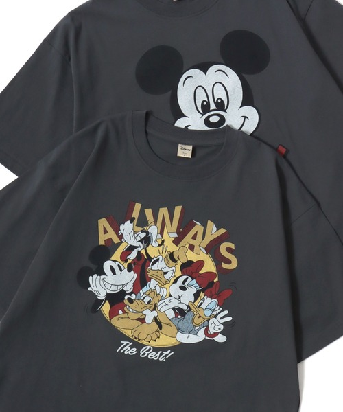 Disney（ディズニー）の「Disney/ディズニー 別注 ミッキーマウス･ミニーマウス･フレンズ オーバーサイズ ピグメント風 ヴィンテージ加工 半袖Tシャツ/レディース メンズ（Tシャツ/カットソー・レディース・ブラック系その他4/ブラック系その他6/ブラック系その他2/ブラック系その他/ブラック系その他3/ブラック系その他5/ブラック系5/ブラック系6/ブラック系2/ブラック系4/ブラック系1/ブラック系3・M/LL/L）」の12枚目の写真