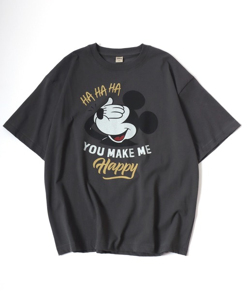 Disney（ディズニー）の「Disney/ディズニー 別注 ミッキーマウス･ミニーマウス･フレンズ オーバーサイズ ピグメント風 ヴィンテージ加工 半袖Tシャツ/レディース メンズ（Tシャツ/カットソー・レディース・ブラック系その他4/ブラック系その他6/ブラック系その他2/ブラック系その他/ブラック系その他3/ブラック系その他5/ブラック系5/ブラック系6/ブラック系2/ブラック系4/ブラック系1/ブラック系3・M/LL/L）」の15枚目の写真