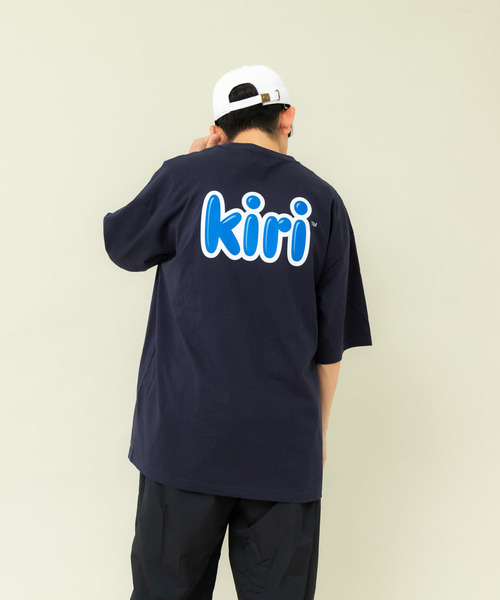 Kiri プリント ネイビー Tシャツ サイズ2 セール】『別注』Kiri×URBAN RESEARCH Logo T-shirts（Tシャツ