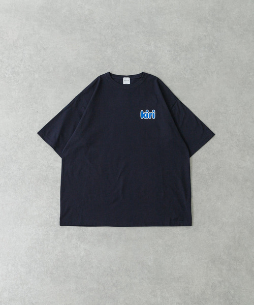 Kiri プリント ネイビー Tシャツ サイズ2 セール】『別注』Kiri×URBAN RESEARCH Logo T-shirts（Tシャツ