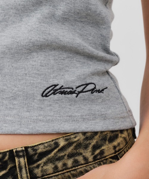 atmos pink（アトモスピンク）の「atmos pink Logo Embroidery Camisole / アトモス ピンク ロゴ エンブロイダリー キャミソール（キャミソール・レディース・ホワイト/ブラック/グレー・FREE）」の16枚目の写真