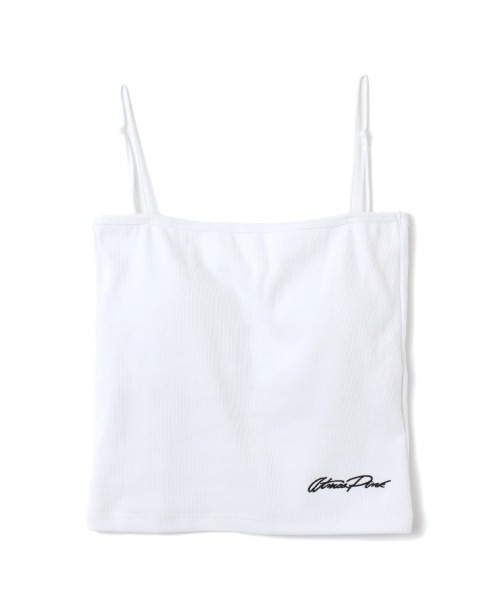 atmos pink（アトモスピンク）の「atmos pink Logo Embroidery Camisole / アトモス ピンク ロゴ エンブロイダリー キャミソール（キャミソール・レディース・ホワイト/ブラック/グレー・FREE）」の6枚目の写真