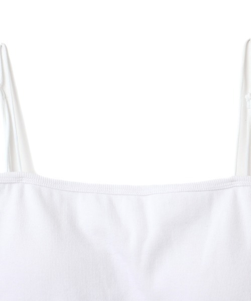 atmos pink（アトモスピンク）の「atmos pink Logo Embroidery Camisole / アトモス ピンク ロゴ エンブロイダリー キャミソール（キャミソール・レディース・ホワイト/ブラック/グレー・FREE）」の8枚目の写真