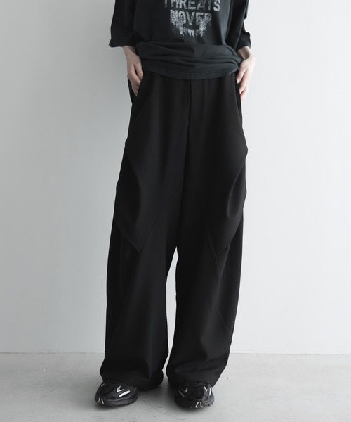 remer（リメール）の「loose 3D silhouette PT / ルーズ3Dシルエットパンツ（スラックス・メンズ・ライトグレー/グレー/ブラック・SMALL/MEDIUM/LARGE/X-SMALL）」の16枚目の写真