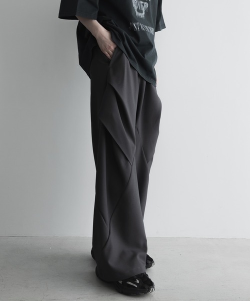 完売品　3D silhouette PT / ルーズ3Dシルエットパンツ loose 3D silhouette PT / ルーズ3Dシルエットパンツ
