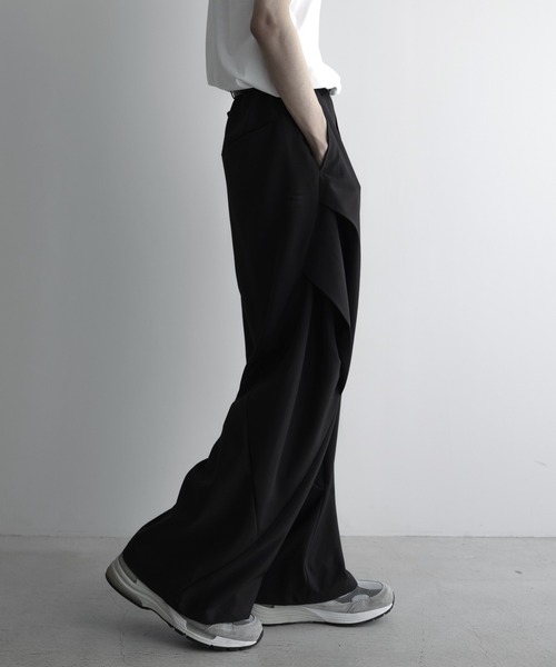 remer（リメール）の「loose 3D silhouette PT / ルーズ3Dシルエットパンツ（スラックス・メンズ・ライトグレー/グレー/ブラック・SMALL/MEDIUM/LARGE/X-SMALL）」の18枚目の写真