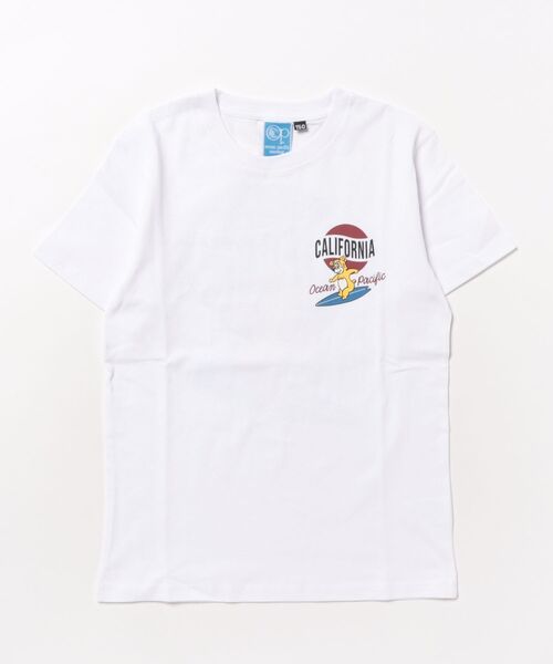 Ocean Pacific(オーシャンパシフィック)の「Ocean Pacific オーシャンパシフィック キッズ キャラクター バックプリント クルーネック 半袖 Tシャツ(Tシャツ/カットソー・キッズ・サックスブルー/ホワイト/グレー・120/140/150/130/160)」の2枚目の写真